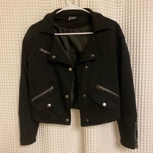 Urban Outfitters Sparkle & Fade Black Jacket